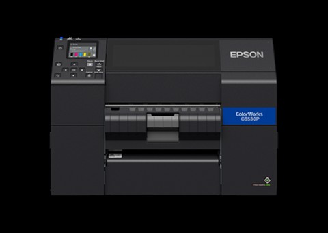 Epson CW-C6530P寬幅面全彩色標(biāo)簽打印機(jī)